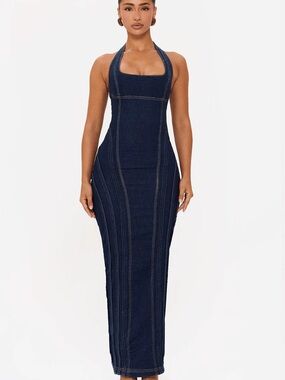 murci blue dress AZURA BLUE MAXI DRESS – Murci main image 1